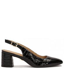 Sandały na obcasie Kazar czarne