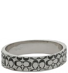 Bransoletka Coach srebrna