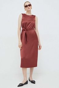 Sukienka midi Weekend Max Mara  czerwona 2415221021600