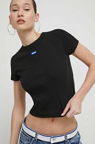 T-shirt HUGO Blue  czarny damski 50510749