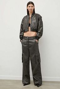 Spodnie eleganckie 2NDDAY  brązowe damskie 2242562837