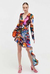 Sukienka mini Moschino Jeans  multicolor 0432.8782