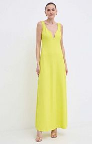 Sukienka maxi Luisa Spagnoli  żółta 541117