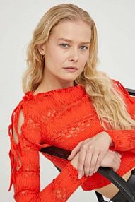 Bluzka Won Hundred  czerwona damska 2720.14223