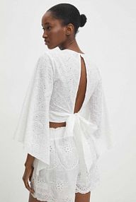 Bluzka Answear.LAB  biała damska CK08131.FKK