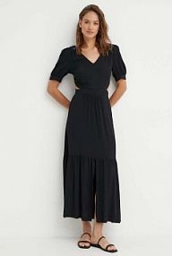 Sukienka maxi La Petite Française  czarna PFRETARD