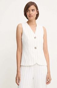 Kamizelka Sandro Ferrone  biała damska SFS21XBDVICTO