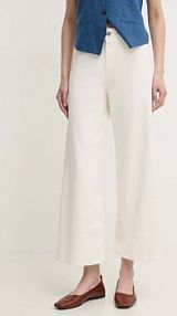 Spodnie eleganckie Sandro Ferrone  beżowe damskie SFS10XBDSHANN