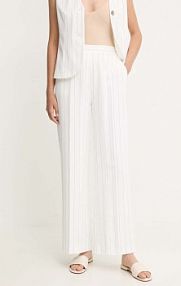 Spodnie eleganckie Sandro Ferrone  białe damskie SFS21XBDCALIF