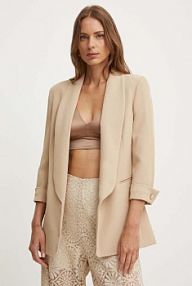 Żakiet Sandro Ferrone  beżowy SFS25XBDEVELI