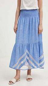 Spódnica maxi La Petite Française  niebieska PFJAPON