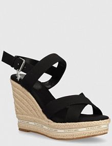 Sandały na obcasie U.S. Polo Assn.  czarne AYLIN022W.4C1
