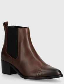 Botki na obcasie Bianco  brązowe 26.50096