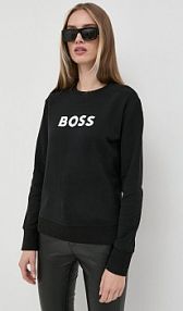 Bluza przez głowę Boss  czarna 50468357