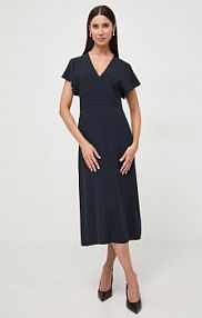 Sukienka midi Boss  granatowa 50488660