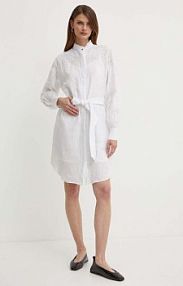 Sukienka mini Boss Orange  biała 50511827