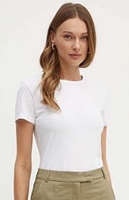 T-shirt Boss Orange  biały damski 50504201