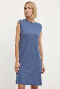 Sukienka mini Icebreaker  niebieska IB0A56MWA761