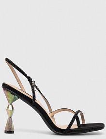 Sandały na obcasie Juicy Couture  czarne JCFSAN222026