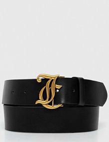 Pasek Juicy Couture  czarny damski WIJJ94129WL7