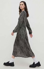 Sukienka midi Marc O'Polo  czarna 310098321325