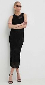 Sukienka midi pinko  czarna 103193.A1PY