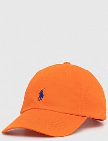 Czapka z daszkiem Polo Ralph Lauren  pomarańczowa damska 211912843