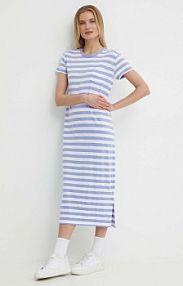 Sukienka maxi Polo Ralph Lauren  fioletowa 211935608