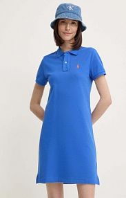 Sukienka mini Polo Ralph Lauren  niebieska 211799490