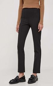 Spodnie eleganckie Tommy Hilfiger  czarne damskie WW0WW39721