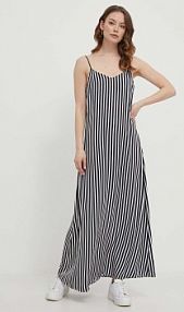 Sukienka maxi Tommy Hilfiger  granatowa WW0WW41780