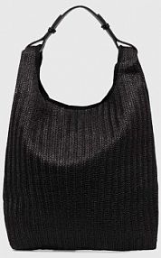 Torebka shopperka Sisley  czarna 69H8WY03Z