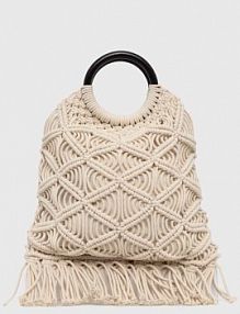 Torebka shopperka Sisley  beżowa 6GKDWY041