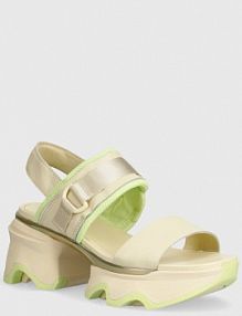 Sandały na obcasie Sorel  beżowe 2030481292