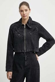 Kurtka jeansowe adidas Originals  czarna damska IT7263