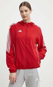 Kurtka przejściowa adidas performance  czerwona damska IM8803