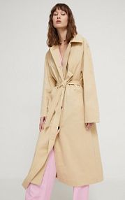 Płaszcz HUGO  beżowy damski 50511861
