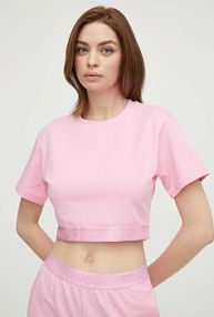 T-shirt HUGO  różowy damski 50520497