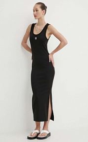 Sukienka midi HUGO  czarna 50514521