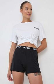 Piżama HUGO  czarna damska 50490704