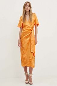 Sukienka maxi Never Fully Dressed  pomarańczowa NFDDR1533