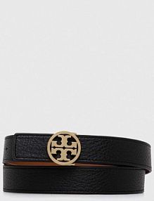 Pasek TORY BURCH  czarny damski 138935.001