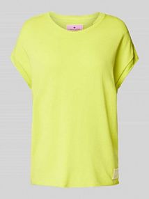 T-shirt z detalem z logo model Karista Lieblingsstück żółty damski EAN 240300578