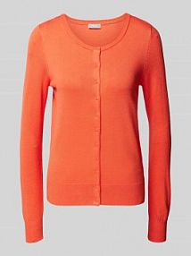 Kardigan z listwą guzikową na całej długości model ZuBasic Fransa różowy EAN 20604187