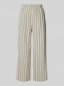 Spodnie materiałowe o skróconym kroju regular fit model Cotta Fransa beżowe damskie EAN 20613874