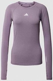 Bluzka z długim rękawem z nadrukiem z logo Adidas Training biała damska EAN LS small Logo wh