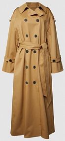 Trencz z kołnierzem rewersowym By Malene beżowy EAN Q71493003Z