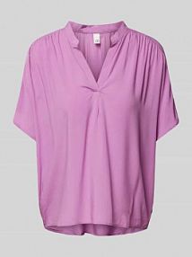 Bluzka z dekoltem w serek QS fioletowa damska EAN 2146256