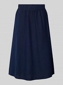 Spódnica midi z plisami model Lava FREE/QUENT granatowa EAN 204167