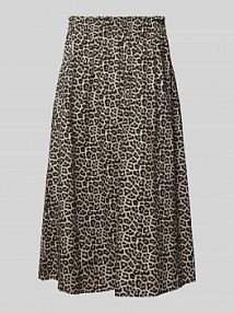 Spódnica midi z elastycznym pasem model Malay FREE/QUENT czarna EAN 203757